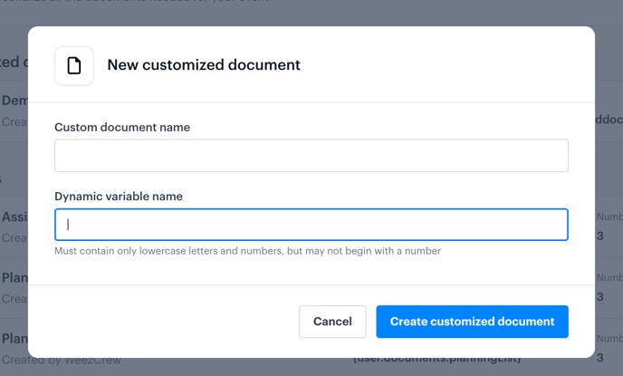 Créer et modifier un document personnalisé EN03