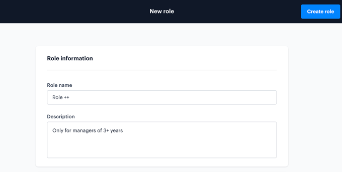 Créer un nouveau rôle dans le module Rôles et permissions  EN02