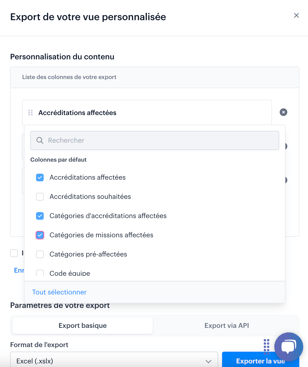Exporter une liste de membres personnalisée FR02