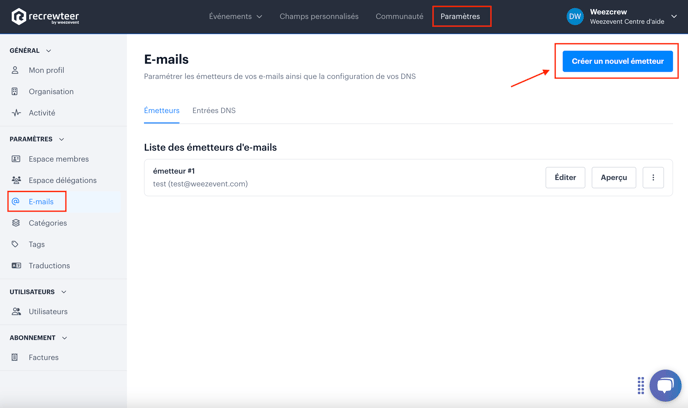 Paramétrer l’adresse e-mail de lexpéditeur FR