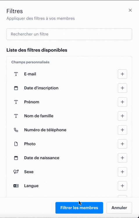 Suivre le statut d’envoi des mails d’accréditation et daffectation FR02