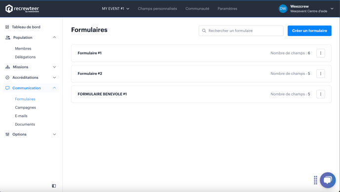 Découverte du module Formulaire FR