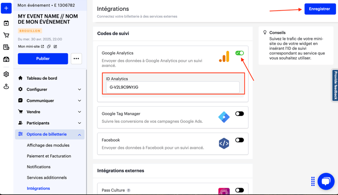 Configurer le suivi avec Google Analytics FR02-1