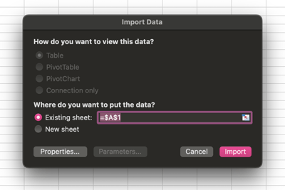 Ouvrir un fichier CSV sur Excel EN06