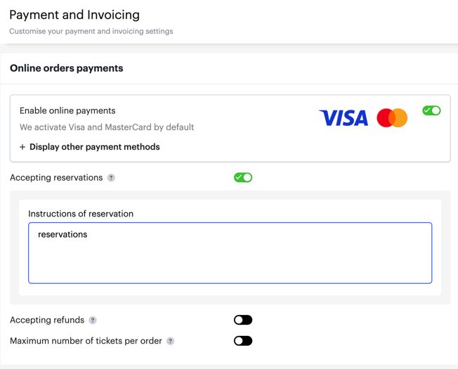 instru paiement en 